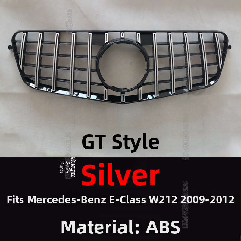 Mercedes‑Benz W212 E-Class Starry Sky GT Grille, ABS πλαστικό, εγκατάσταση στον προφυλακτήρα, μοντέλα 2009–2015