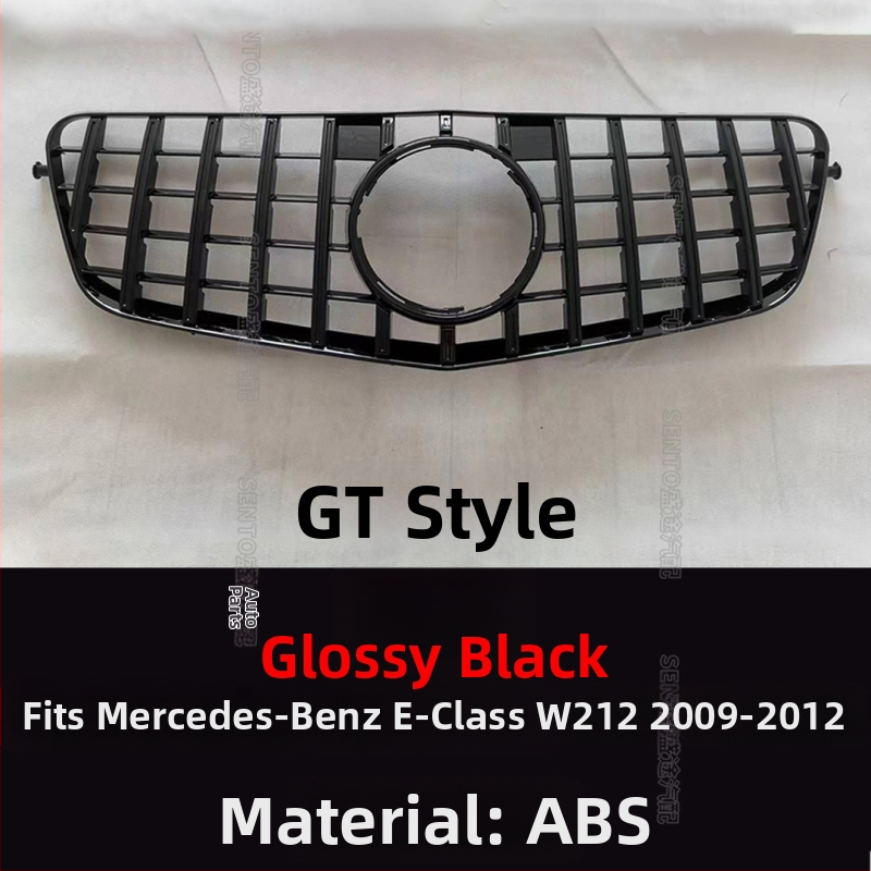 Mercedes‑Benz W212 E-Class Starry Sky GT Grille, ABS πλαστικό, εγκατάσταση στον προφυλακτήρα, μοντέλα 2009–2015