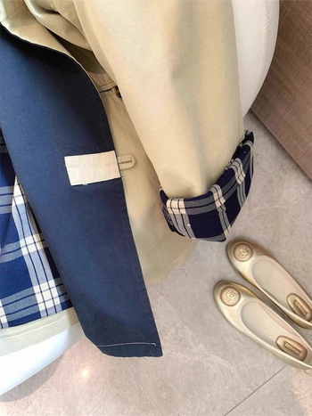 Дамско палто с свободна кройка до средна дължина, лацкан, закопчаване с цип, полиестерна материя с 3D ефект (95%+ полиестер), пролет 2025 — градски стил за ежедневното пътуване