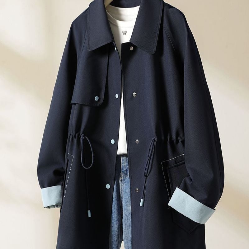 Яке без ръкави с поло яка, силует А-линия, Ultra-Short дължина, плат Cotton Blend, средна дебелина