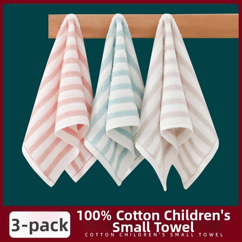 Детска памучна кърпа за лице за бебета, абсорбираща и мека (материал: памук; прежда: 100d; производство: Plain weave; тегло: под 50 g; категория: кърпа/кърпичка за лице)