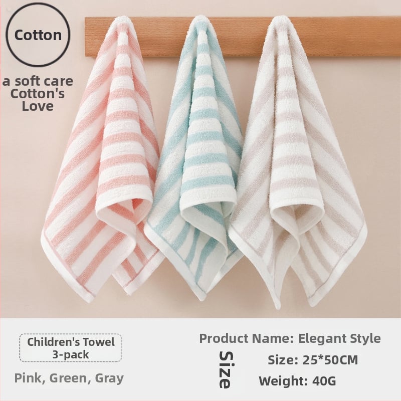 Детска памучна кърпа за лице за бебета, абсорбираща и мека (материал: памук; прежда: 100d; производство: Plain weave; тегло: под 50 g; категория: кърпа/кърпичка за лице)