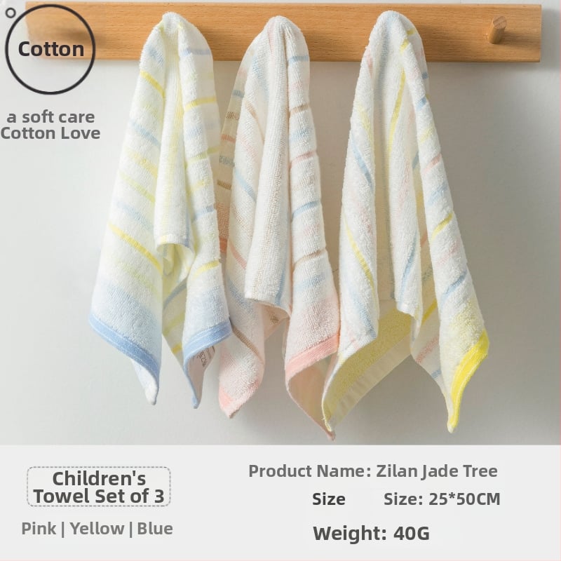 Детска памучна кърпа за лице за бебета, абсорбираща и мека (материал: памук; прежда: 100d; производство: Plain weave; тегло: под 50 g; категория: кърпа/кърпичка за лице)