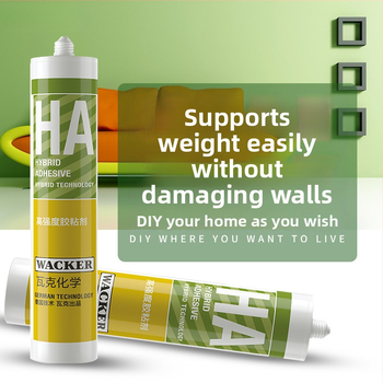 Σιλικόν σφραγιστικό υψηλής ιξώδους για κουζίνα και μπάνιο – Αντιμυκητιακό, Αδιάβροχο, Σφράγιση ακμών, χωρίς καρφιά, Μοντέλο HA Adhesive, CE & 3C πιστοποιήσεις