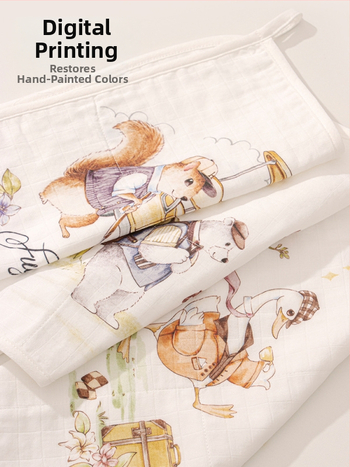 Τετράγωνη πετσέτα μωρού για πρόσωπο και μπάνιο – Meijia bell, 70% βισκόζη, 30% βαμβάκι, απορροφά νερό, unisex, κατάλληλη για νεογέννητα έως 6 ετών