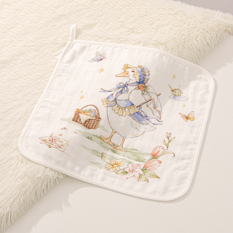 Τετράγωνη πετσέτα μωρού για πρόσωπο και μπάνιο – Meijia bell, 70% βισκόζη, 30% βαμβάκι, απορροφά νερό, unisex, κατάλληλη για νεογέννητα έως 6 ετών