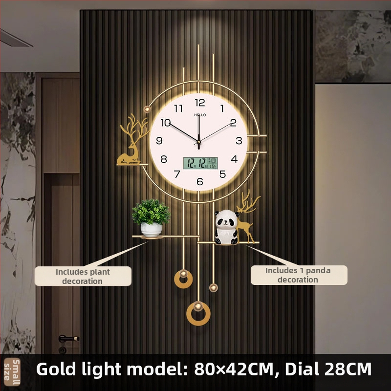 Ρολόι τοίχου, μοντέρνο ορθογώνιο περίβλημα από σίδερο, μπαταριοκίνητο, κίνηση Seiko με sweep-second, αναλογικός δείκτης, για σαλόνι