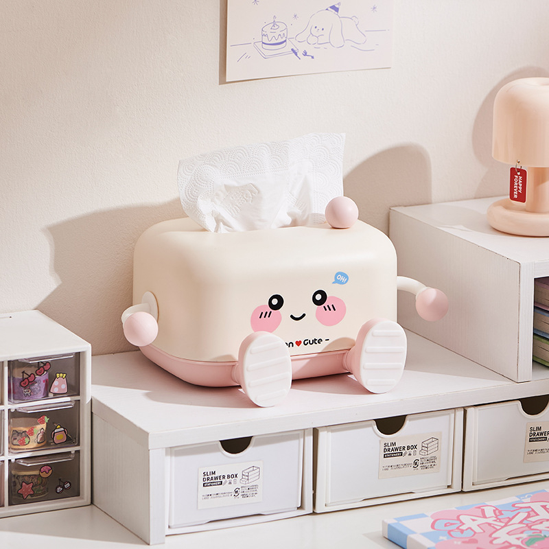 Zsebkendő doboz | Moder Modern műanyag asztali szervező, Modell SFS-9021, vízálló, sokoldalú, autó, nappali és fürdőszoba számára