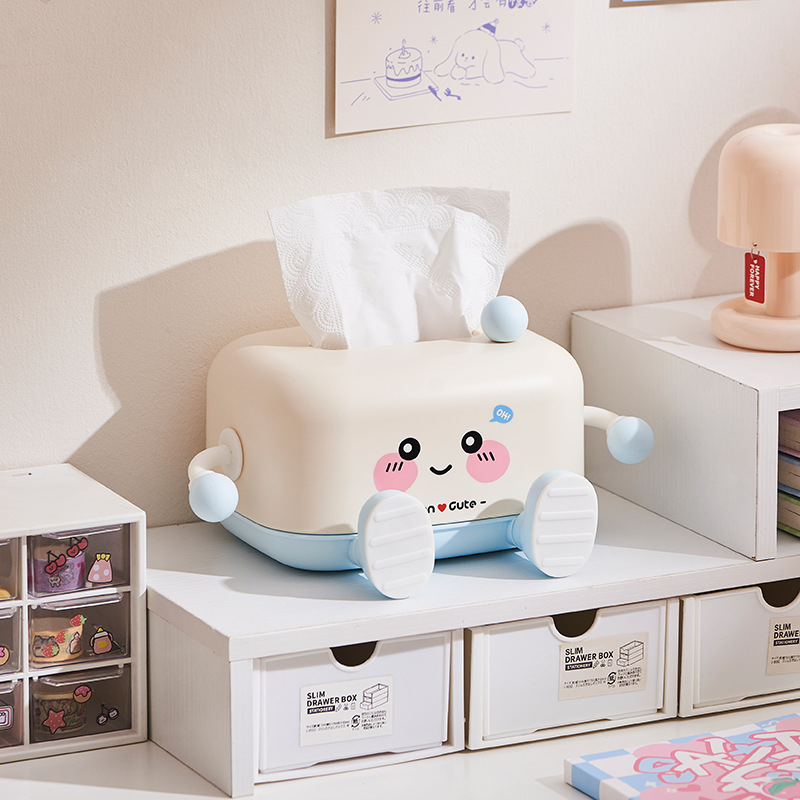 Zsebkendő doboz | Moder Modern műanyag asztali szervező, Modell SFS-9021, vízálló, sokoldalú, autó, nappali és fürdőszoba számára