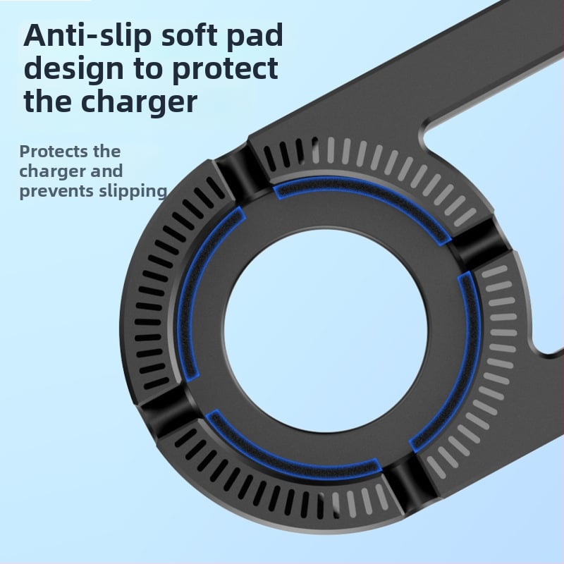 Cahezo stojan na nabíjanie Apple Watch, na stenu, bez vŕtania, lepiaca základňa nabíjača s nastaviteľným držiakom