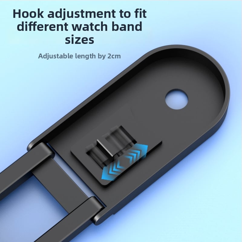 Cahezo stojan na nabíjanie Apple Watch, na stenu, bez vŕtania, lepiaca základňa nabíjača s nastaviteľným držiakom