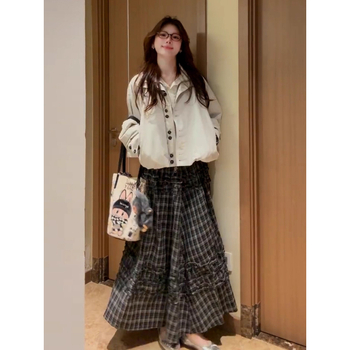 Къс работен жакет за жени – А-образна кройка, поло яка, цип, дълги ръкави, полиестер ≥95%