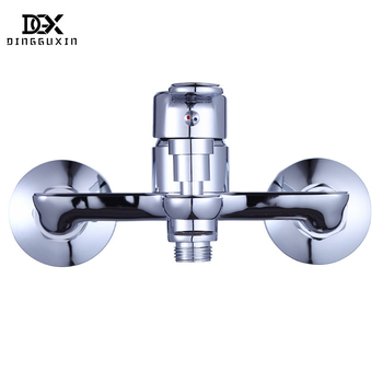 Robinet de duș încastrat în perete, triplu pentru cadă — cupru placat electrolitic, cartuș ceramic, 0,1–1,6 MPa, 0–99 °C, model DG00530