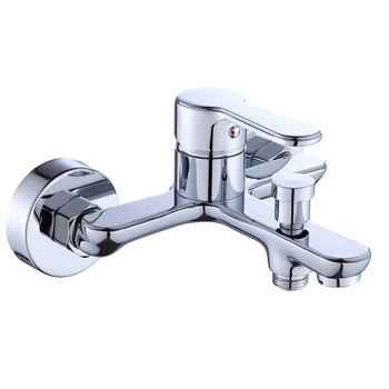 Robinet de duș încastrat în perete, triplu pentru cadă — cupru placat electrolitic, cartuș ceramic, 0,1–1,6 MPa, 0–99 °C, model DG00530