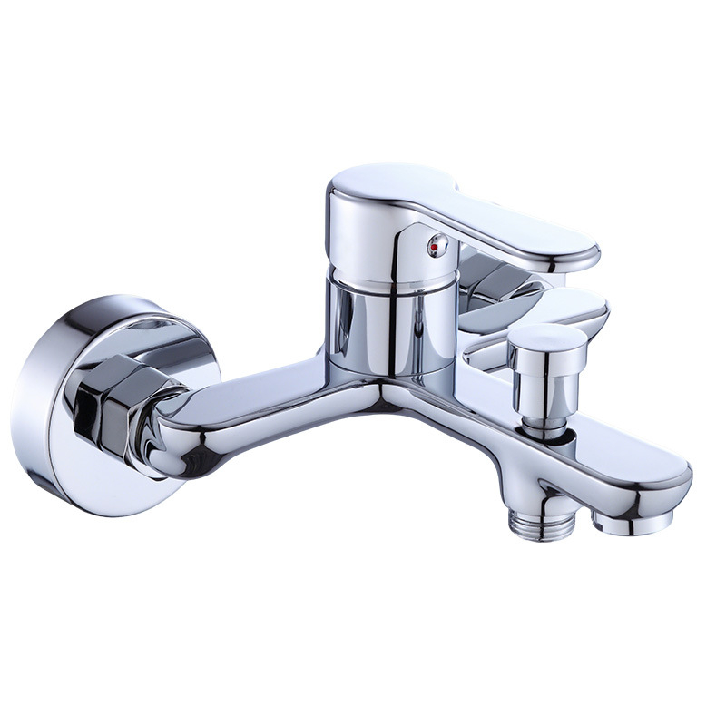 Robinet de duș încastrat în perete, triplu pentru cadă — cupru placat electrolitic, cartuș ceramic, 0,1–1,6 MPa, 0–99 °C, model DG00530