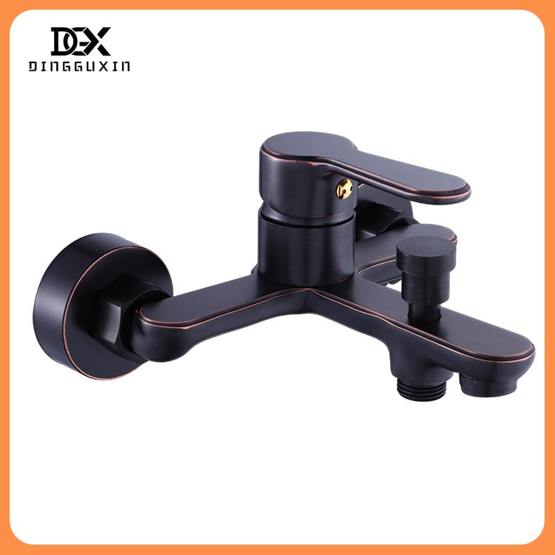 Robinet de duș încastrat în perete, triplu pentru cadă — cupru placat electrolitic, cartuș ceramic, 0,1–1,6 MPa, 0–99 °C, model DG00530