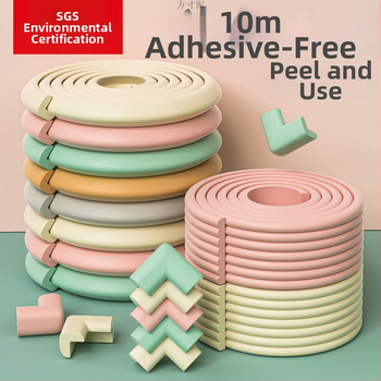 Gyerekeknek való asztal sarokvédő — ragasztómentes, gyermekbiztos, puha élvédő az asztalhoz és a falhoz