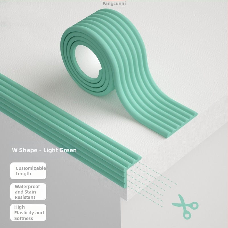 Chránič rohu stolíka pre deti — bez lepidla, bezpečný pre batoľatá, mäkká ochrana hrán stola a stien