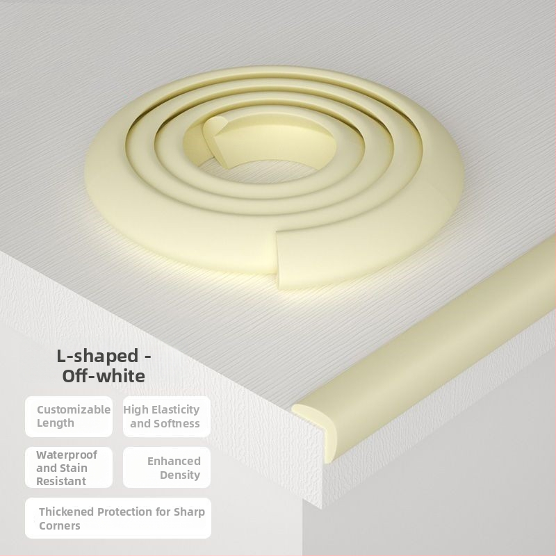 Gyerekeknek való asztal sarokvédő — ragasztómentes, gyermekbiztos, puha élvédő az asztalhoz és a falhoz