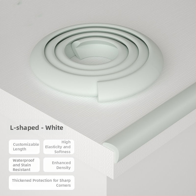 Gyerekeknek való asztal sarokvédő — ragasztómentes, gyermekbiztos, puha élvédő az asztalhoz és a falhoz