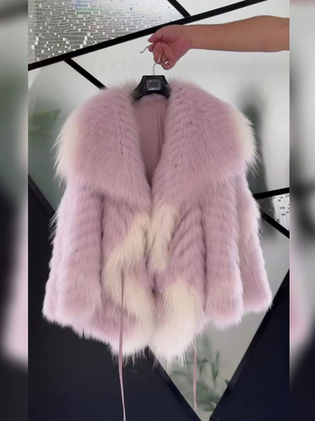 KAISIO дамско палто - V-образно деколте, патчворк дизайн с блокове, полиестер (70–80% съдържание), дълги ръкави, средна дебелина