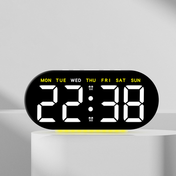 GH8035 ceas deșteptător LED cu ecran mare, afișaj digital, alarmă și numărătoare inversă, sursă de alimentare externă, mișcare electronică