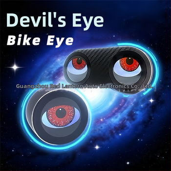 Cyklistické inteligentné zadné svetlo – Oko Diabla, viacnásobné snímky, 5V nabíjanie, ovládanie cez telefón, fotenie a nahrávanie, viaceré režimy, model Bike-2s, 2 zdroje svetla, 200 lm