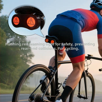 Cyklistické inteligentné zadné svetlo – Oko Diabla, viacnásobné snímky, 5V nabíjanie, ovládanie cez telefón, fotenie a nahrávanie, viaceré režimy, model Bike-2s, 2 zdroje svetla, 200 lm
