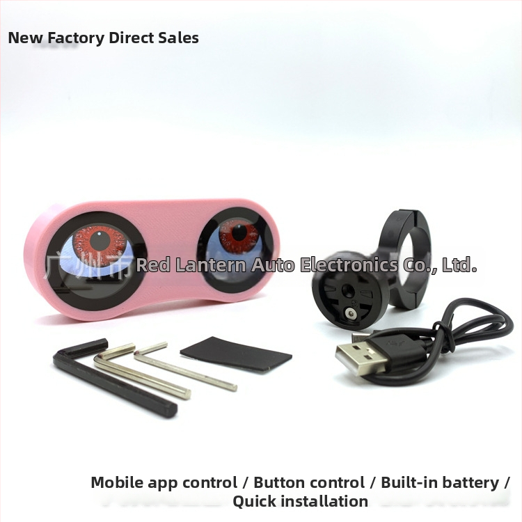 Cyklistické inteligentné zadné svetlo – Oko Diabla, viacnásobné snímky, 5V nabíjanie, ovládanie cez telefón, fotenie a nahrávanie, viaceré režimy, model Bike-2s, 2 zdroje svetla, 200 lm