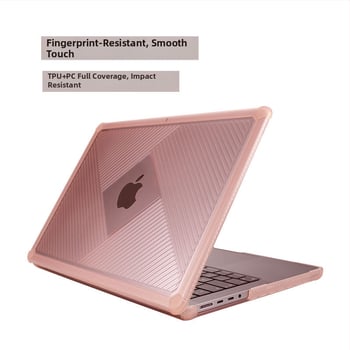 Θήκη προστασίας MacBook Pro 14, PC+TPU, με έγχυση, NOVEL, συμβατή με A2442/A2779/A2918/A2992
