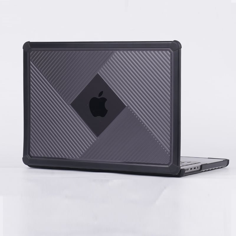 Θήκη προστασίας MacBook Pro 14, PC+TPU, με έγχυση, NOVEL, συμβατή με A2442/A2779/A2918/A2992