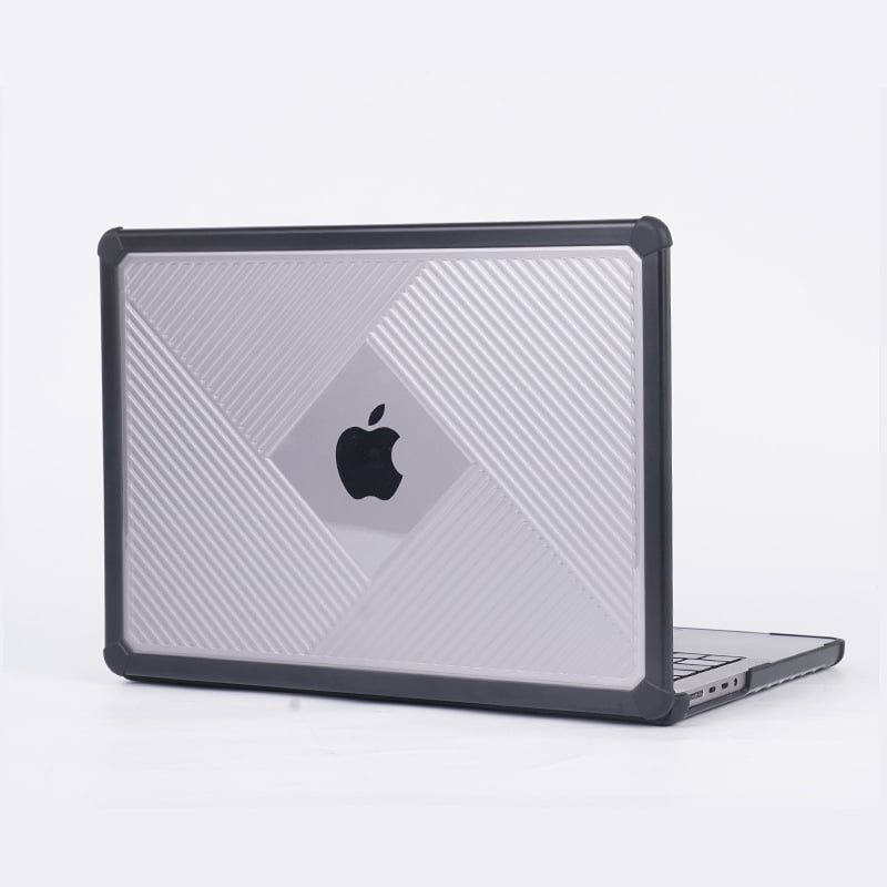 Θήκη προστασίας MacBook Pro 14, PC+TPU, με έγχυση, NOVEL, συμβατή με A2442/A2779/A2918/A2992