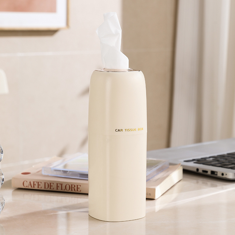 Кутия за салфетки за автомобил – ABS материал, издърпващи се салфетки, мултифункционална, модерен минималистичен стил