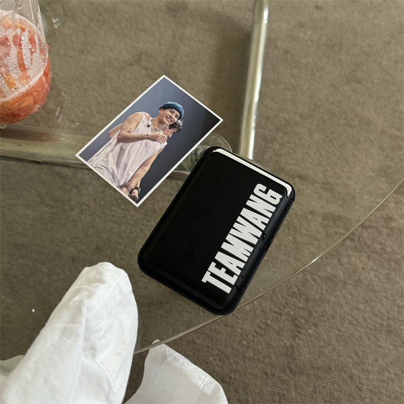 Maixu MagSafe bőr kártyatartó iPhone-hoz – kompatibilis az iPhone 15 Pro Max, 14 Pro és az iPhone 13