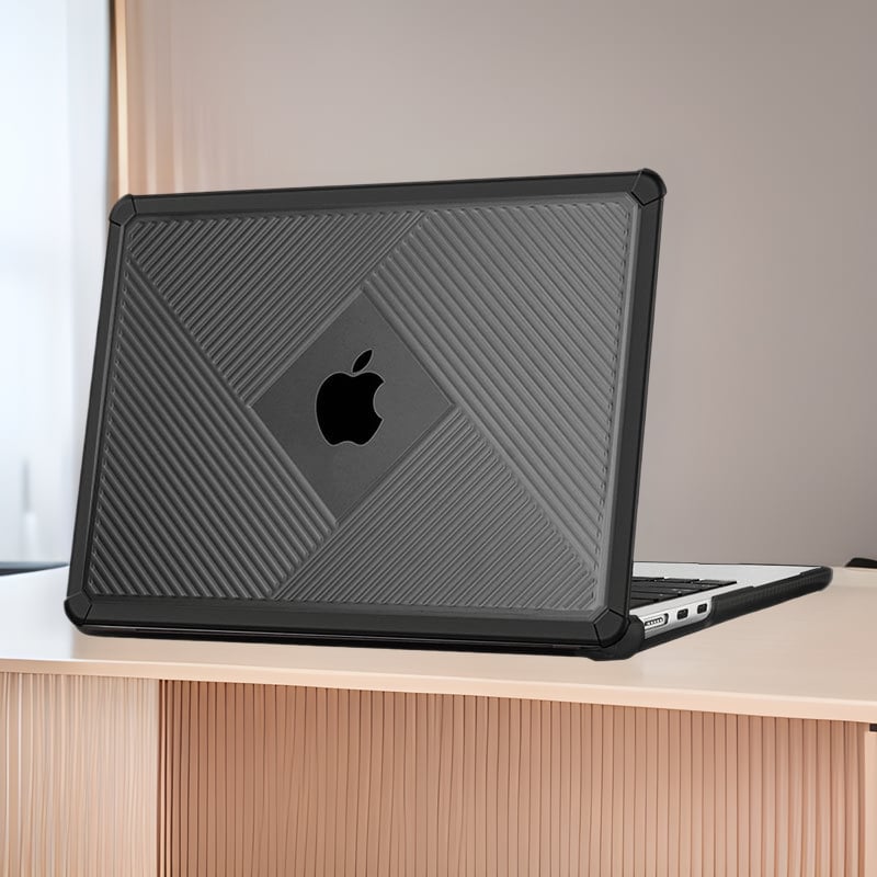 Θωρακισμένο περίβλημα για MacBook Air 13.6 (A2681/A3113/A3240) – Υλικό TPU+PC, Κατασκευή με έγχυση, Αντι-πτώσεις, Ανθεκτικό σε γρατζουνιές, Αντι-δακτυλικά αποτυπώματα