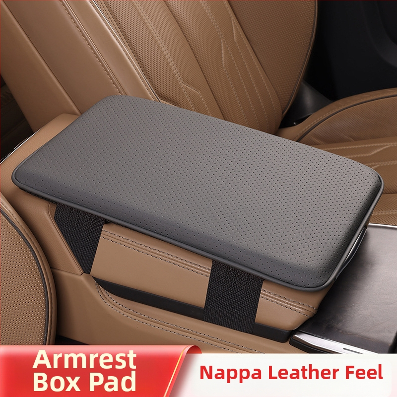 Perne pentru cotiera auto – centru de depozitare, piele; universal; personalizabil