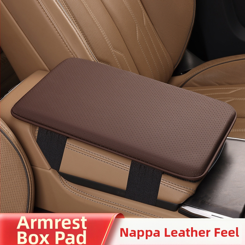 Perne pentru cotiera auto – centru de depozitare, piele; universal; personalizabil