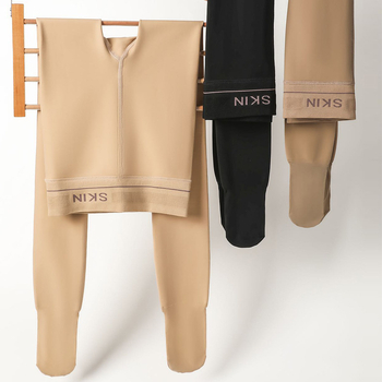 TUTU Нейлонови чорапи с текстов модел, пълен крак, средна плътност