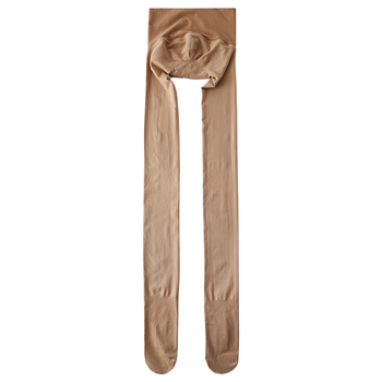 Найлонови колготки с безшевен чатал за повдигане на дупето и стягане на краката, средна дебелина