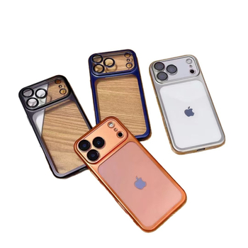 Прозрачен TPU калъф за iPhone 17 Pro / Pro Max, матово електроплакирано покритие, против падане, включва филм за обектива