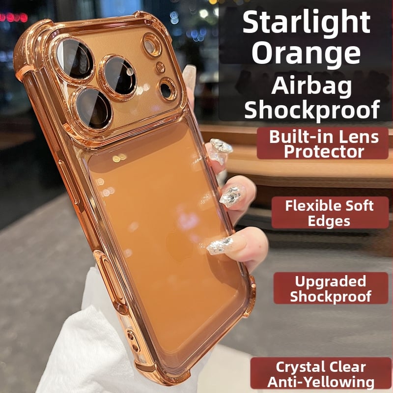 Priehľadný silikónový kryt na iPhone s ochranou proti pádu a elektroplatingom, kompatibilný s radou iPhone 12–14