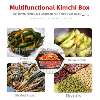 Négyzet alakú műanyag tárolóedény fedővel, kapacitás több mint 5 L