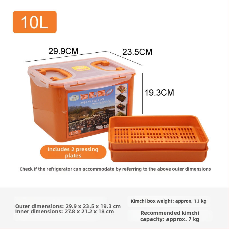 Négyzet alakú műanyag tárolóedény fedővel, kapacitás több mint 5 L