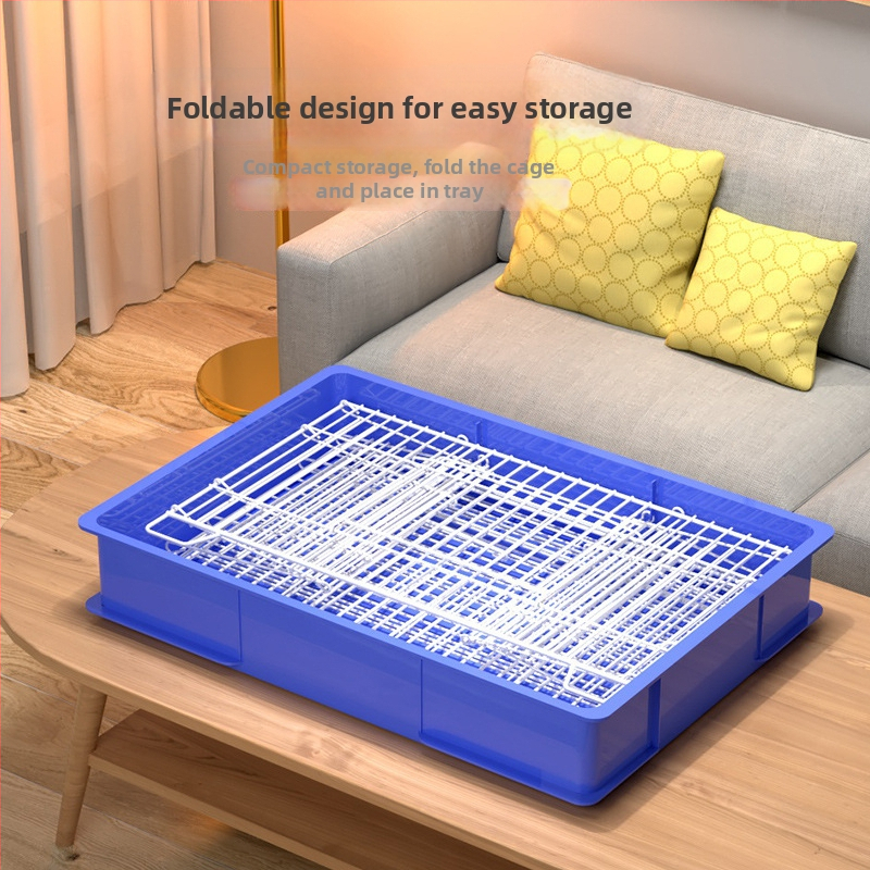 Drevená klietka pre zajce do interiéru, luxusný dizajn, štýl hniezda, anti-močenie