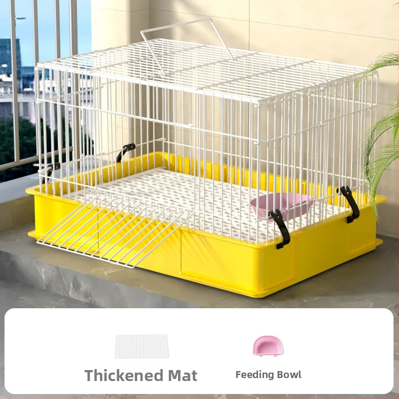 Ξύλινο κλουβί για κουνέλους για οικιακή χρήση, πολυτελής σχεδιασμός, αντι-ούρηση, φωλιά κατοικίδιων