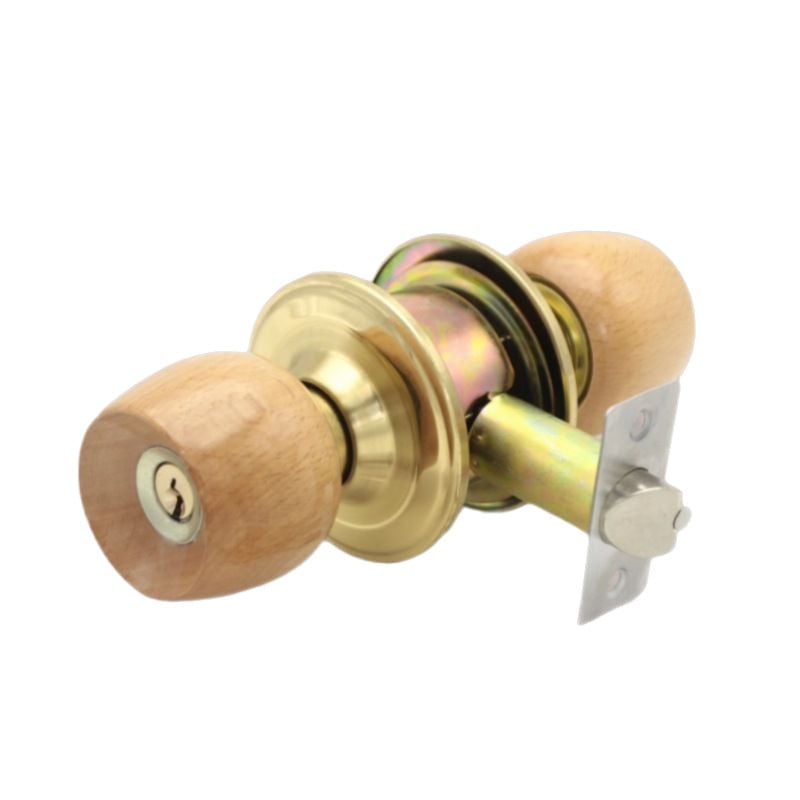 Bukva kuglasta brava za vrata, unutarnje vrata, univerzalna, model: Beech ball lock, materijal: prvo kvalitetno bukovo drvo, sredina udaljenosti 60/70, stil: novi kineski stil