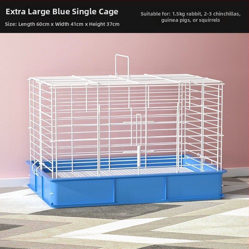 Weibi Κλωβός για κουνέλια, μεταλλικός με επίστρωση, μοντέλο T176001, εσωτερικός πολυτελής κλωβός κατοικίδιων