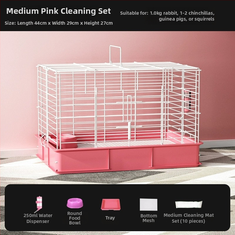 Weibi Κλωβός για κουνέλια, μεταλλικός με επίστρωση, μοντέλο T176001, εσωτερικός πολυτελής κλωβός κατοικίδιων