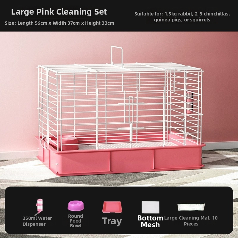 Weibi Κλωβός για κουνέλια, μεταλλικός με επίστρωση, μοντέλο T176001, εσωτερικός πολυτελής κλωβός κατοικίδιων