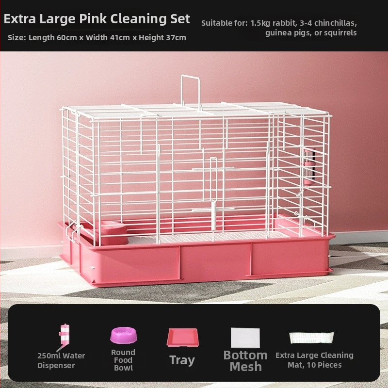 Weibi Κλωβός για κουνέλια, μεταλλικός με επίστρωση, μοντέλο T176001, εσωτερικός πολυτελής κλωβός κατοικίδιων